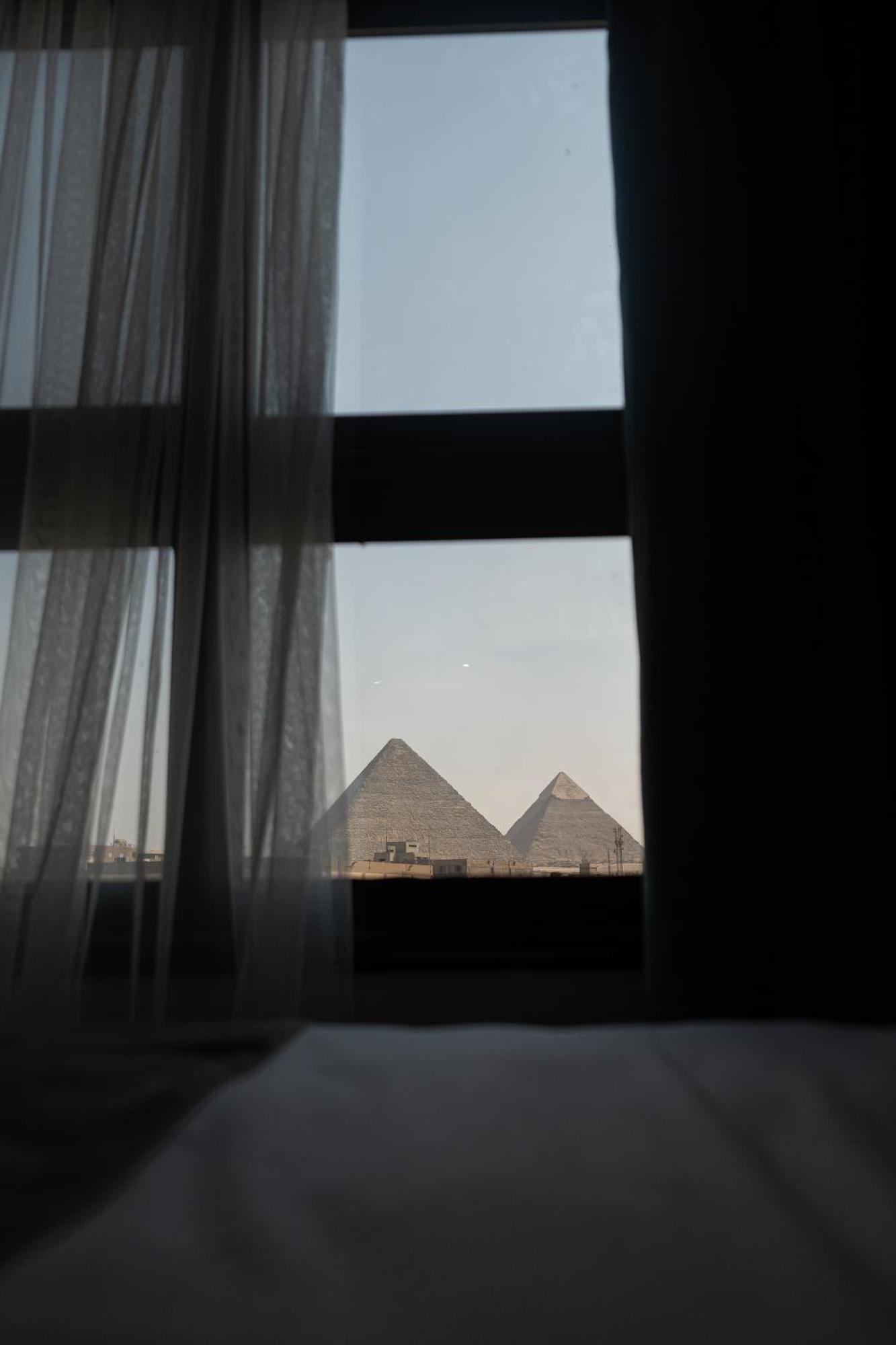 New Pyramid Front Hotel Al Kawm al Akhdar Dış mekan fotoğraf